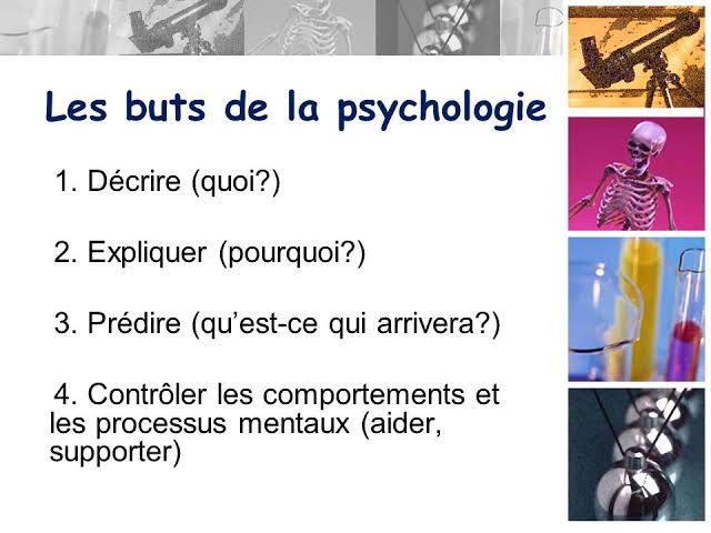 Les buts de la psychologie